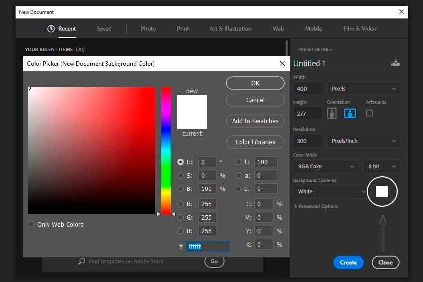 How to Change Background Color in Photoshop CC 2023