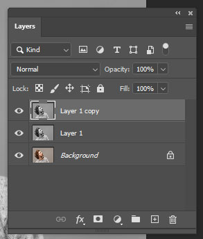 pencil line drawing in Photoshop