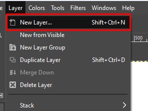 Select multiple layers in GIMP