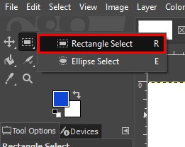 Select multiple layers in GIMP