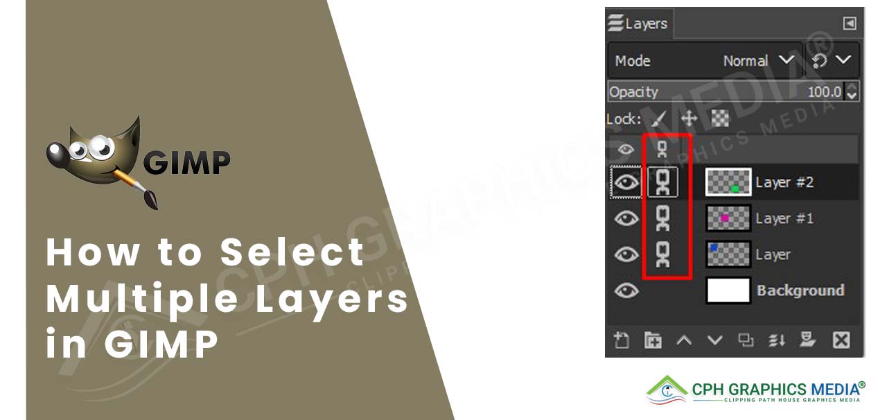 Select multiple layers in GIMP